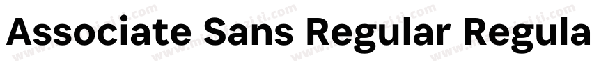 Associate Sans Regular Regular字体转换
